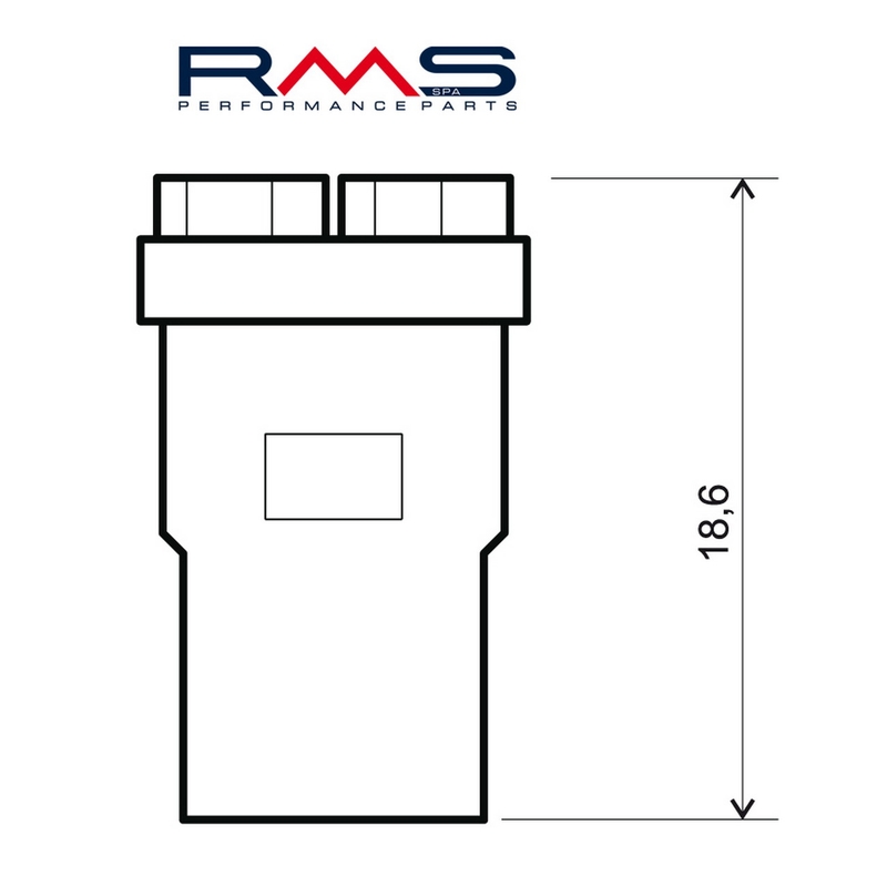 Žárovka RMS Led 12V, T10 W2.1X9.5D modrá
