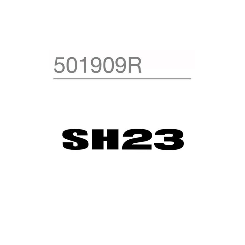 Aufkleber SHAD for SH23
