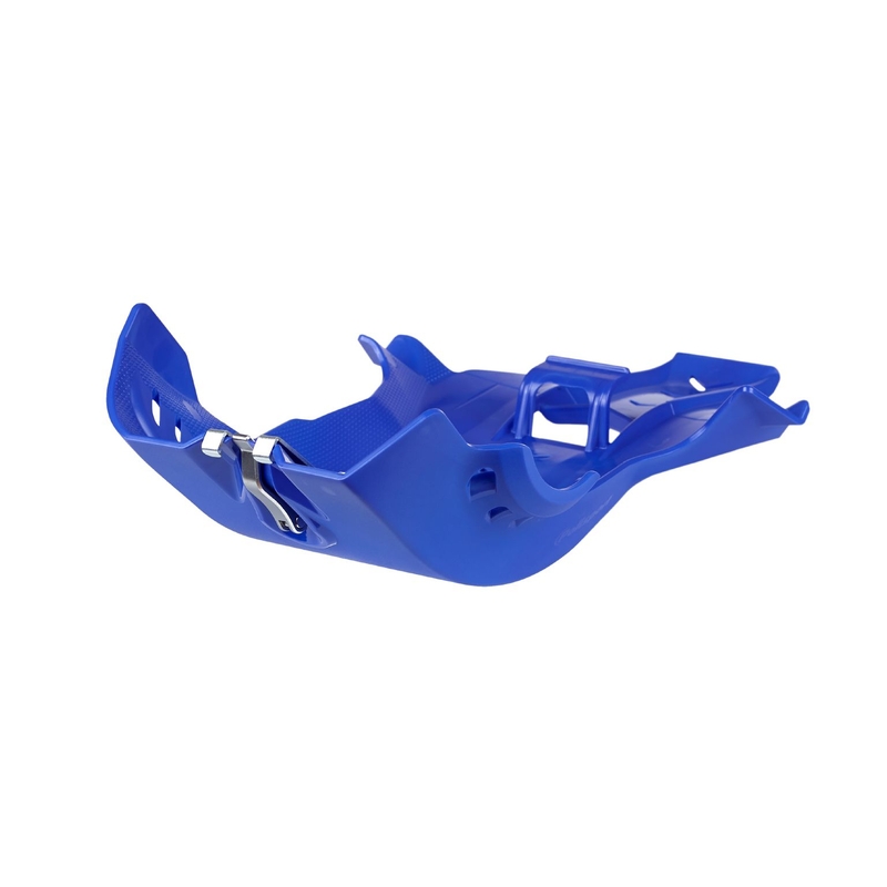 Skid Plate POLISPORT with link protector blau