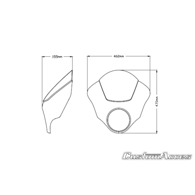 Plexiglas PUIG DARK NIGHT dunkel getönt für HARLEY DAVIDSON XL 883 Sportster 2009-2020