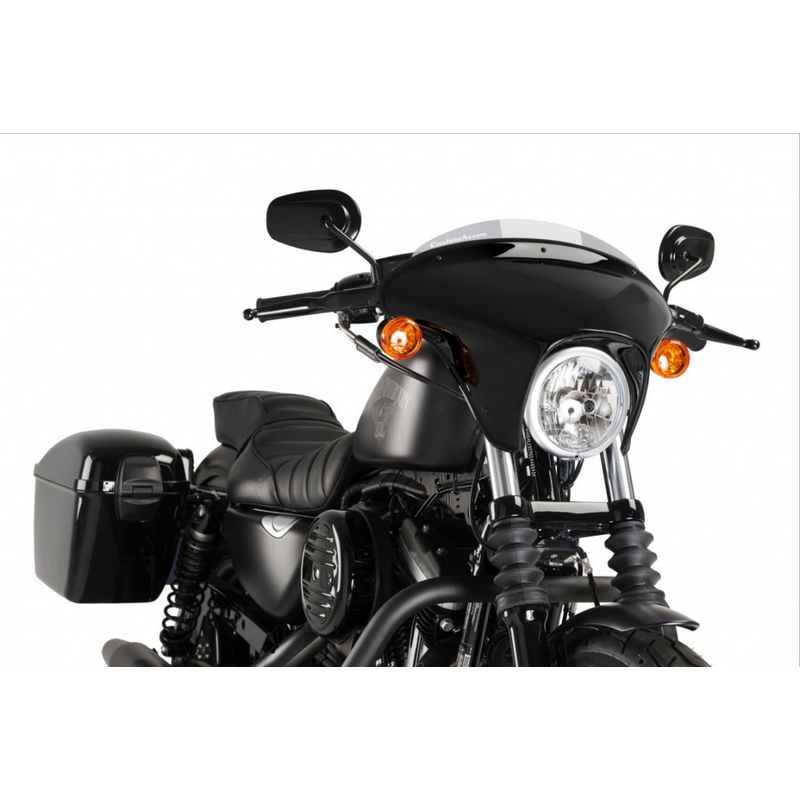 Windschutzscheibe PUIG BATWING SML getönt kurz für HARLEY DAVIDSON XL 883 Sportster 2009-2020, HARLEY DAVIDSON XL 883 N Sportster Iron 2009-2020