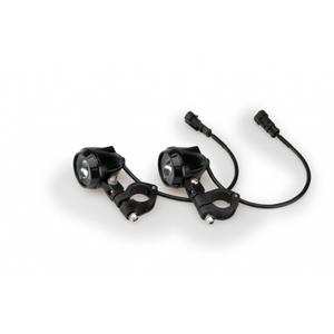 Auxiliary LED lights PUIG BEAM 2.0 20755N schwarz Homologation, Satz
