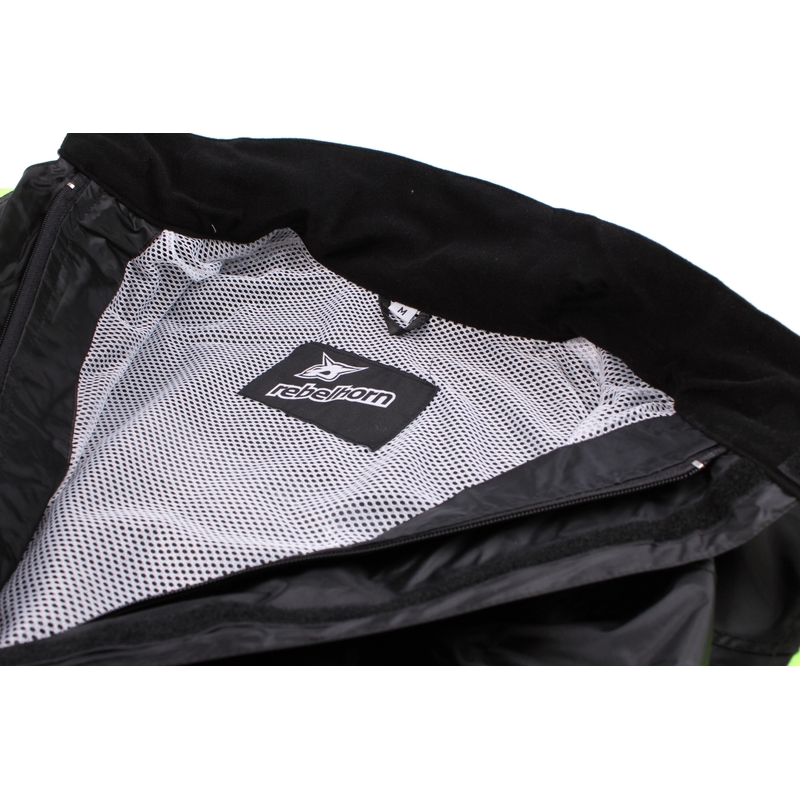 Rebelhorn Rain fluo gelb Motorrad Regenjacke