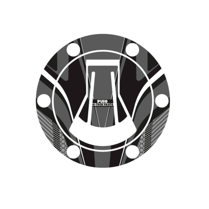 Fuel cap cover PUIG RADIKAL grau