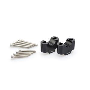 Risers PUIG 3741N schwarz height 30mm, d 29mm
