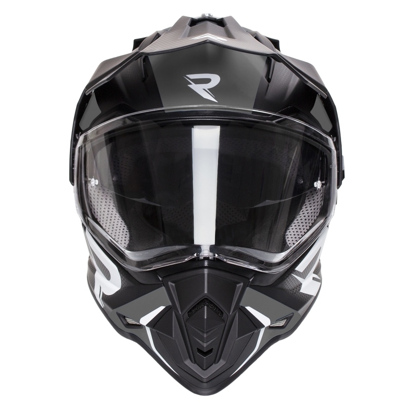 Endurohelm Street Racer Tracker schwarz-grau