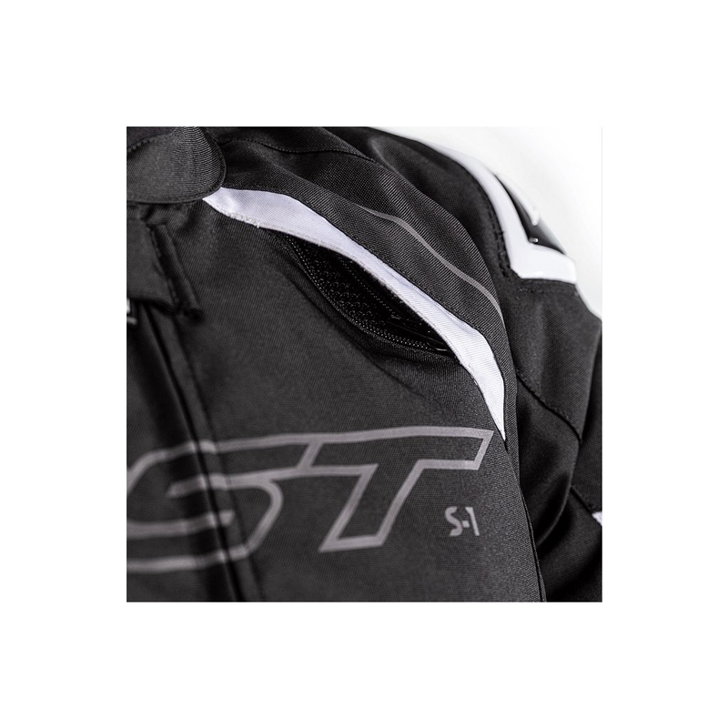 Motorradjacke RST S-1 CE schwarz und weiß Ausverkauf
