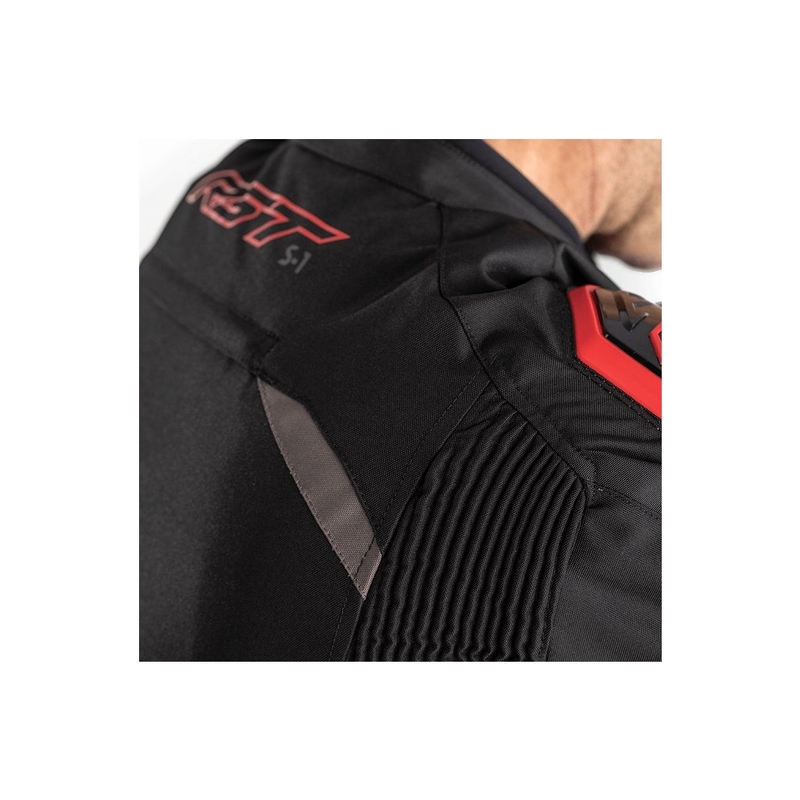 Motorradjacke RST S-1 CE schwarz-grau-rot Ausverkauf