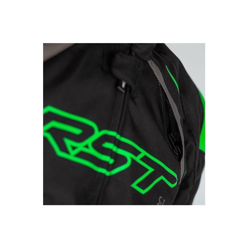 Motorradjacke RST S-1 CE schwarz-grau-fluo grün Ausverkauf