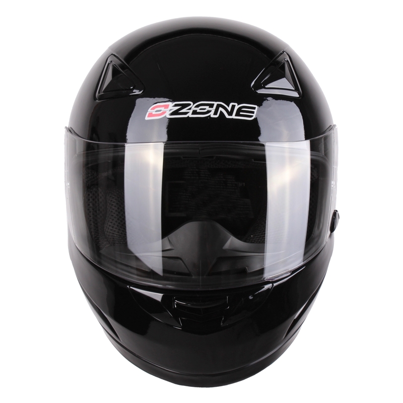 Moto Helm Ozone A951 schwarz glänzend Ausverkauf