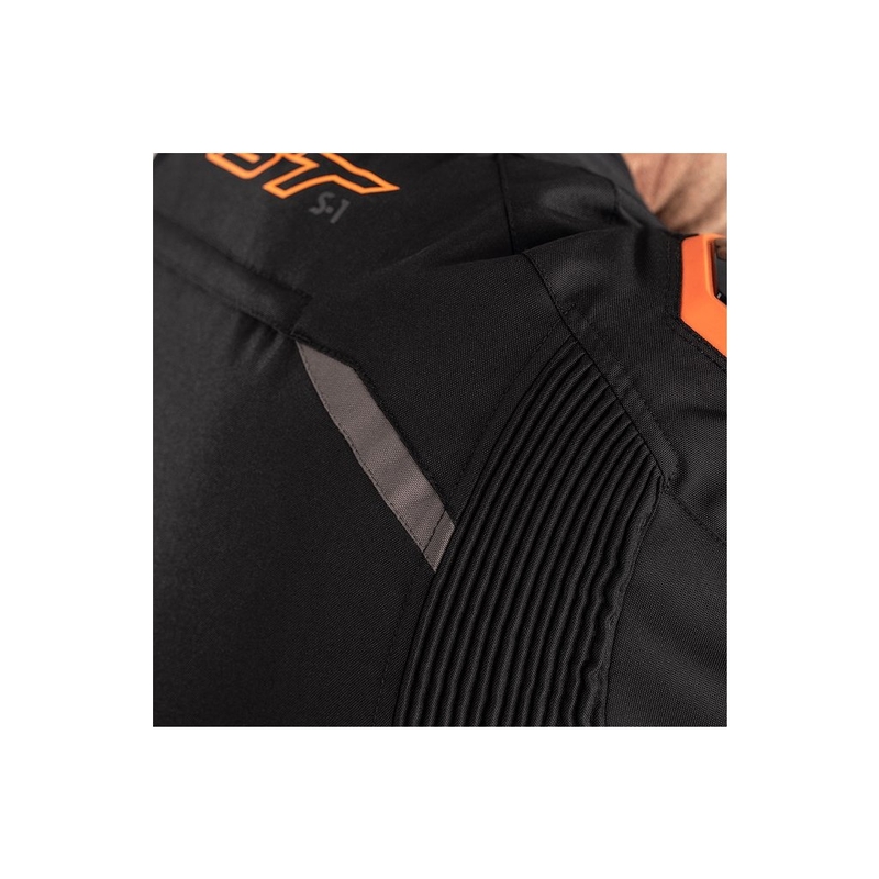 Motorradjacke RST S-1 CE schwarz-grau-orange Ausverkauf