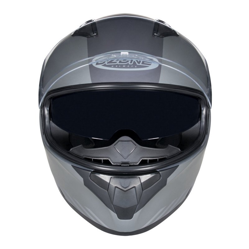 Ozone Sprint Stripe grau Integral Motorradhelm