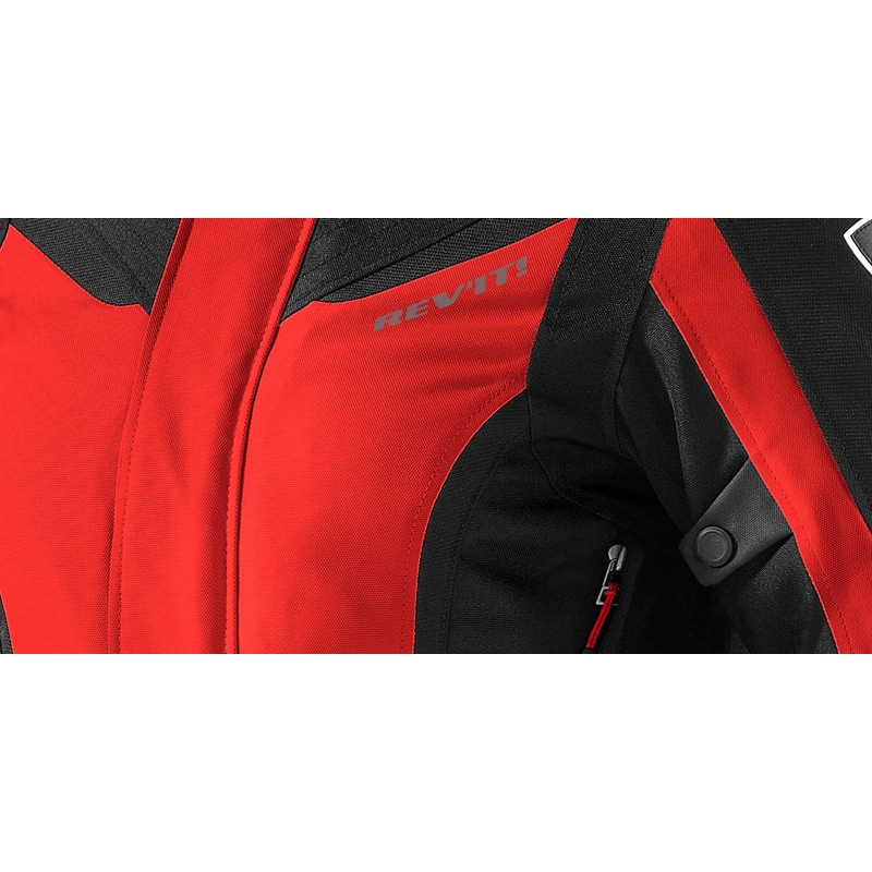 Revit Voltiac Damen Motorradjacke Rot und Schwarz Ausverkauf