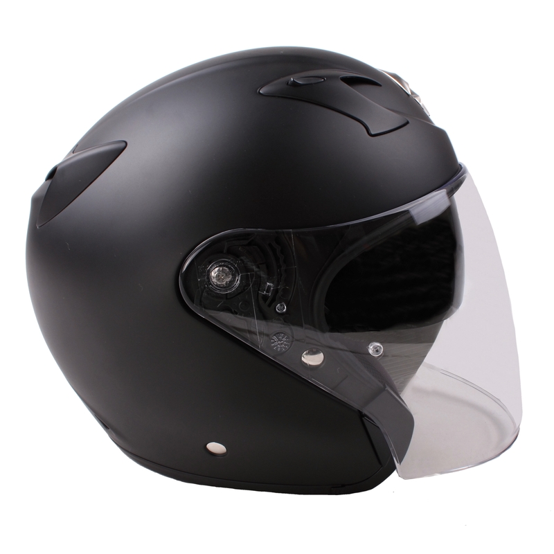 Motorradhelm Scorpion EXO-220 schwarz matt Ausverkauf