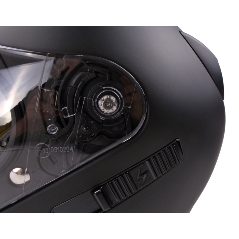 Motorradhelm Scorpion EXO-220 schwarz matt Ausverkauf