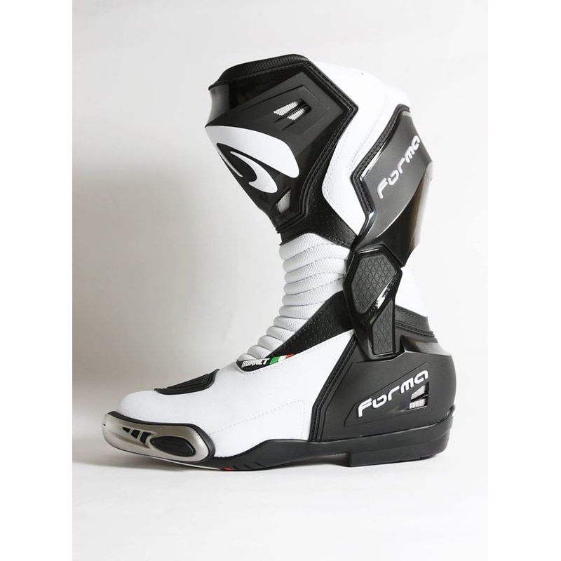 Forma Hornet schwarz-weiße Motorradstiefel