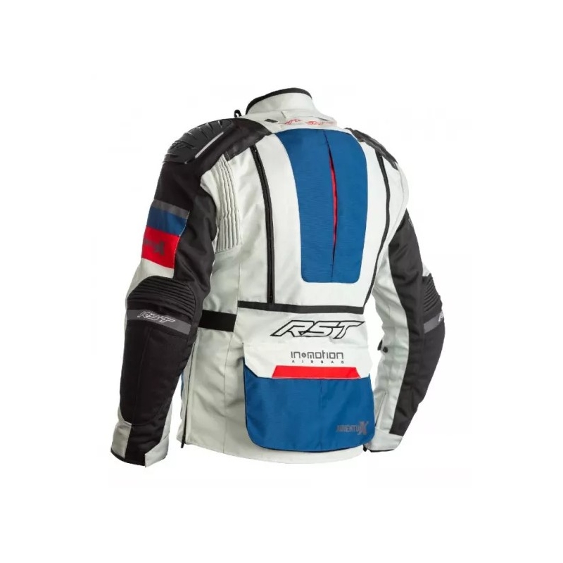 Airbagjacke RST Pro Series Adventure-X Airbag CE weiß-rot-blau  Ausverkauf