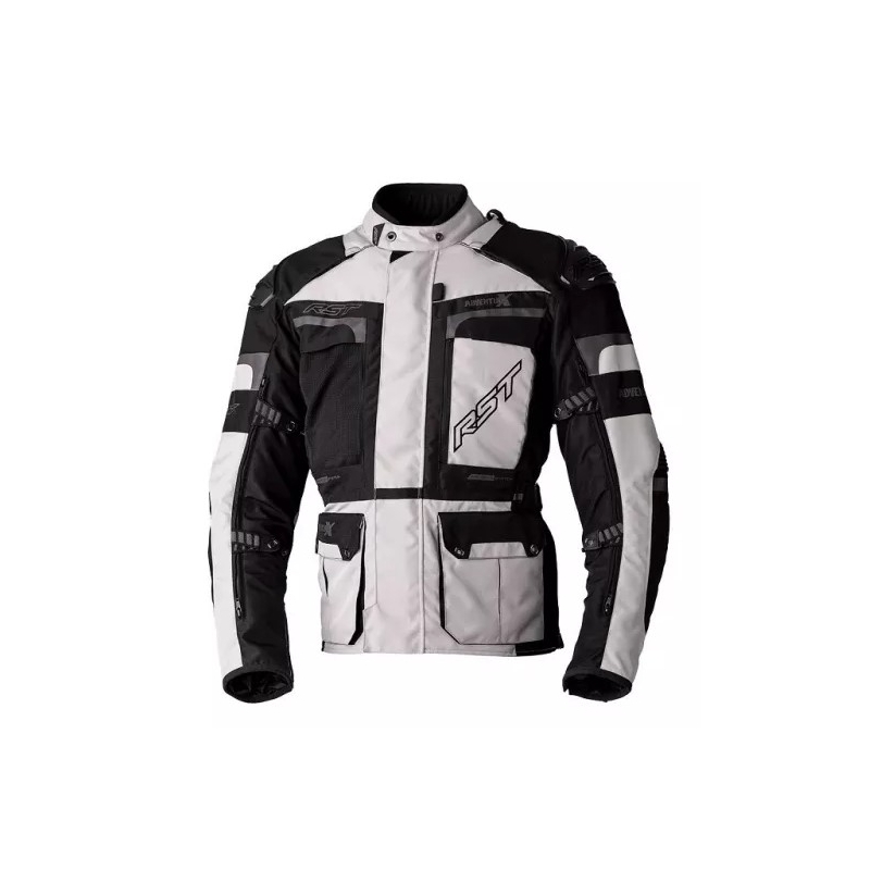 RST Pro Series Adventure-X Airbag Jacke CE schwarz-silber Ausverkauf
