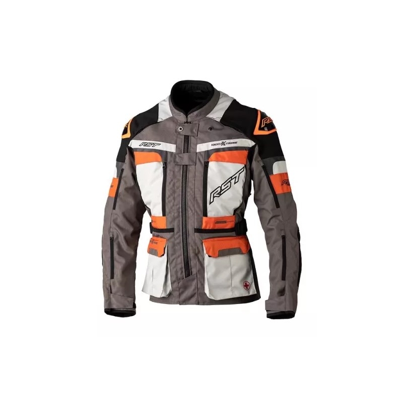 Motorradjacke RST Pro Series Adventure-Xtreme CE schwarz-grau-silber-orange