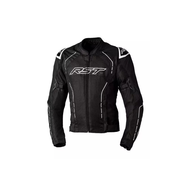 Motorradjacke RST S1 MESH CE schwarz und weiß Ausverkauf