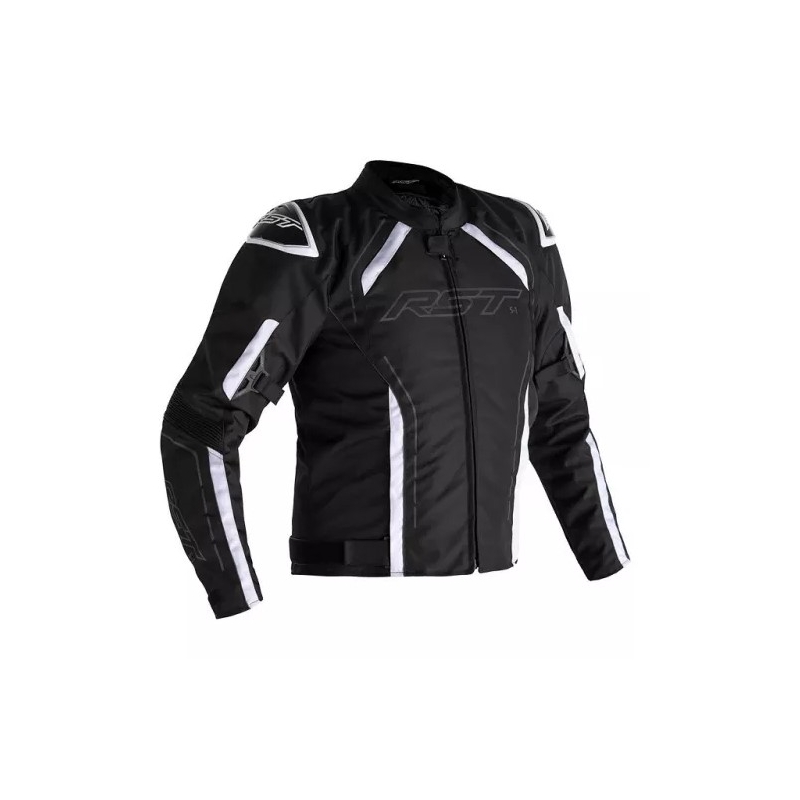 Motorradjacke RST S-1 CE schwarz und weiß Ausverkauf