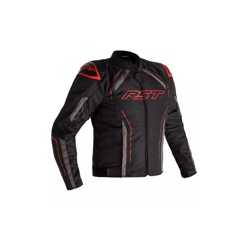 Motorradjacke RST S-1 CE schwarz-grau-rot Ausverkauf