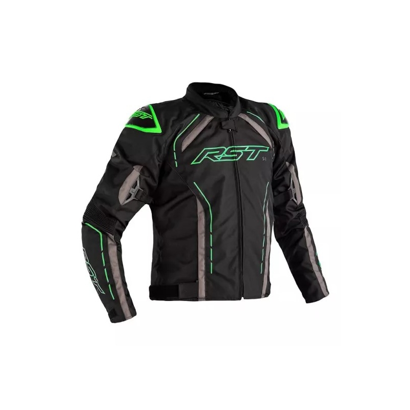 Motorradjacke RST S-1 CE schwarz-grau-fluo grün Ausverkauf