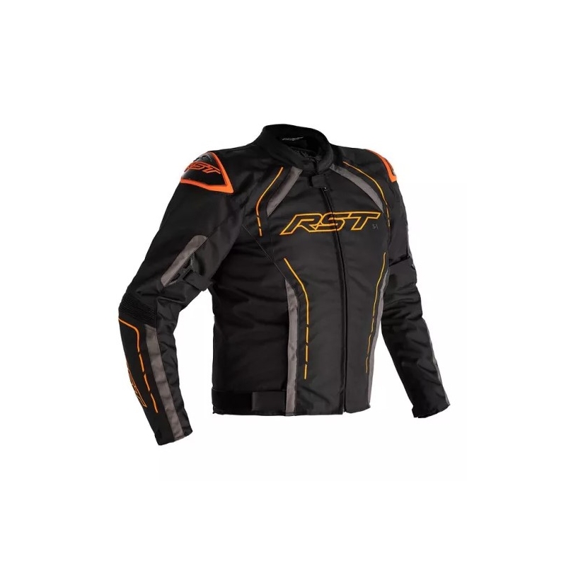 Motorradjacke RST S-1 CE schwarz-grau-orange Ausverkauf
