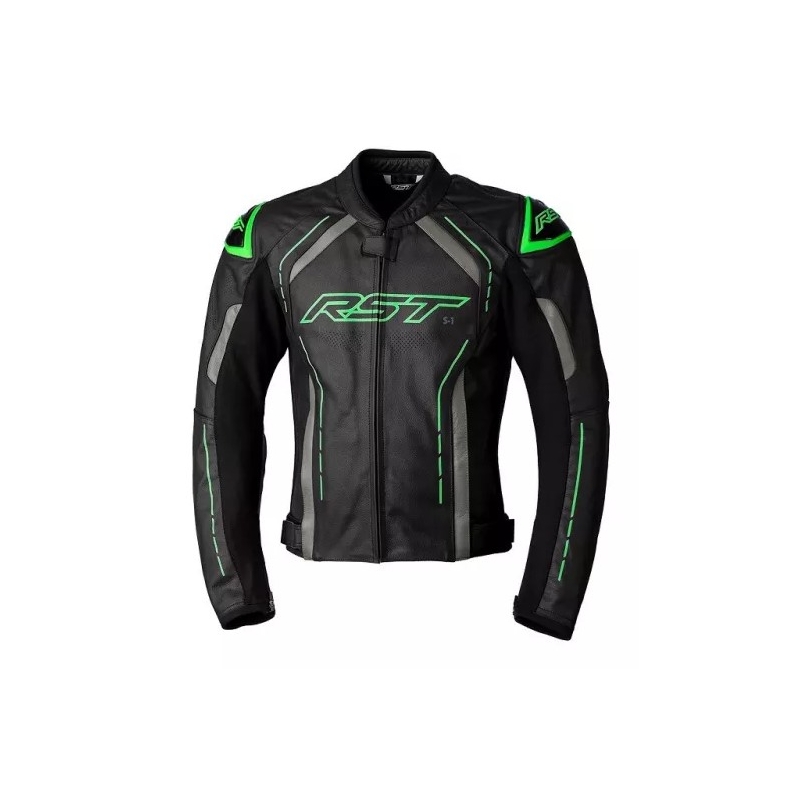 Motorradjacke RST S1 CE schwarz-grau-fluo grün Ausverkauf