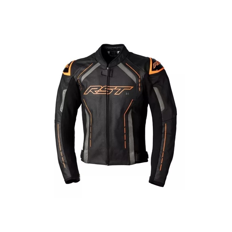 Motorradjacke RST S1 CE schwarz-grau-orange Ausverkauf