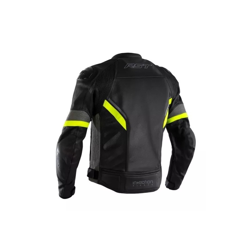 Motorradjacke RST Sabre Airbag CE schwarz-fluo gelb  Ausverkauf