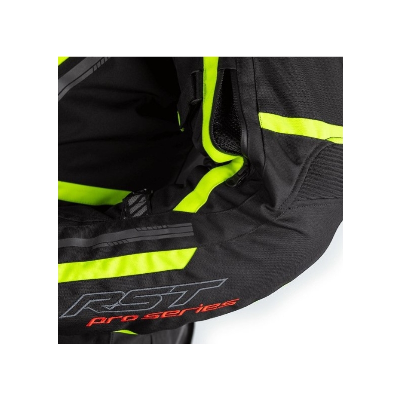 Motorradjacke RST Pro Series Paragon 6 CE schwarz-fluo gelb Ausverkauf