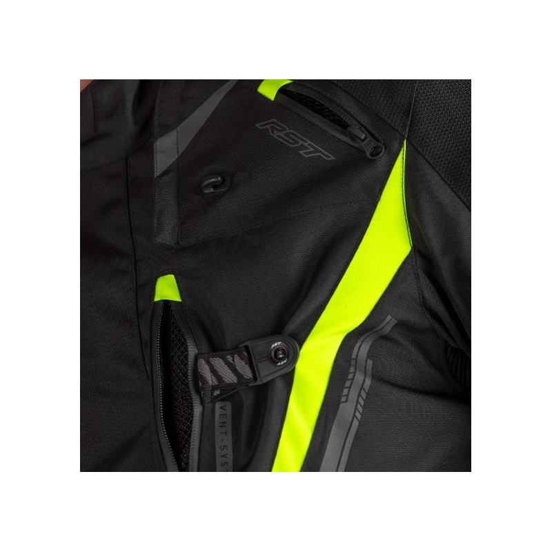 Motorradjacke RST Pro Series Paragon 6 CE schwarz-fluo gelb Ausverkauf