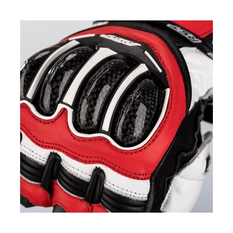 Motorradhandschuhe RST Tractech Evo 4 CE rot-weiß-schwarz Ausverkauf