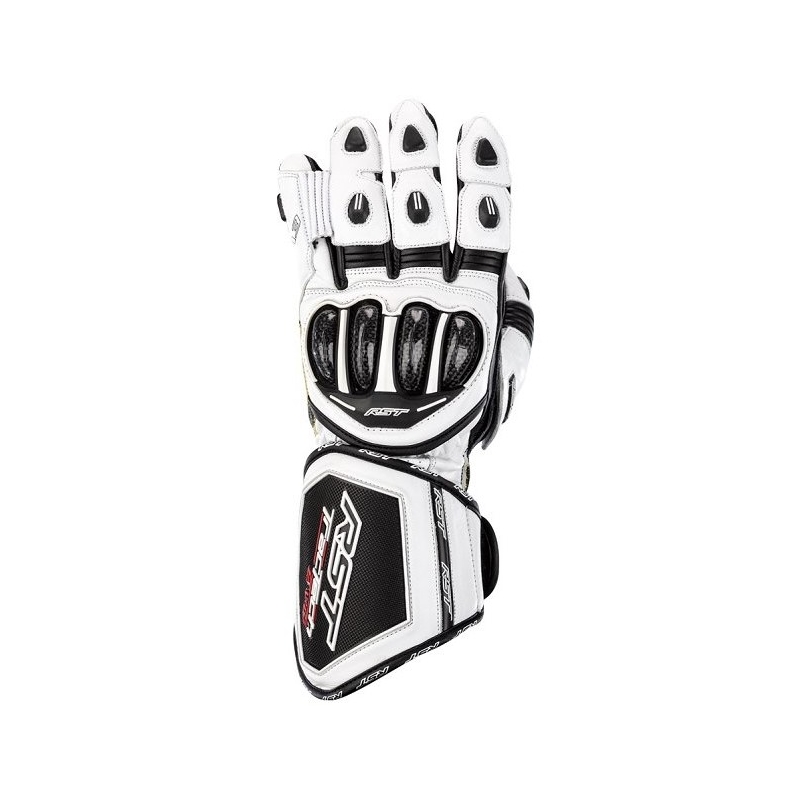Motorradhandschuhe RST Tractech Evo 4 CE weiß-schwarz Ausverkauf