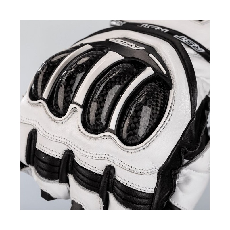 Motorradhandschuhe RST Tractech Evo 4 CE weiß-schwarz Ausverkauf