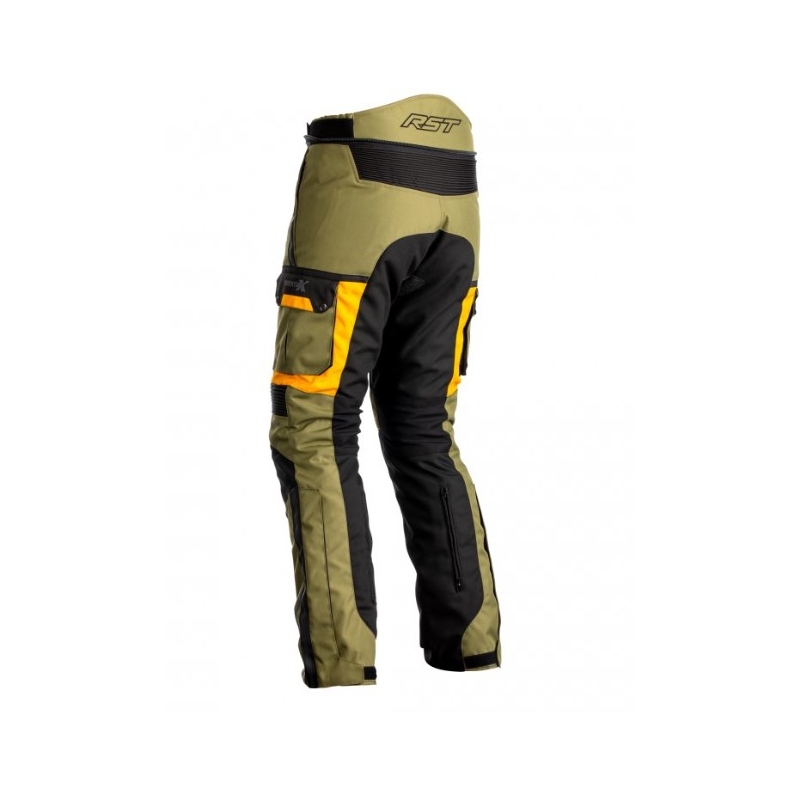 RST Pro Series Adventure-X CE Schwarz-Grün-Orange Motorradhosen Ausverkauf