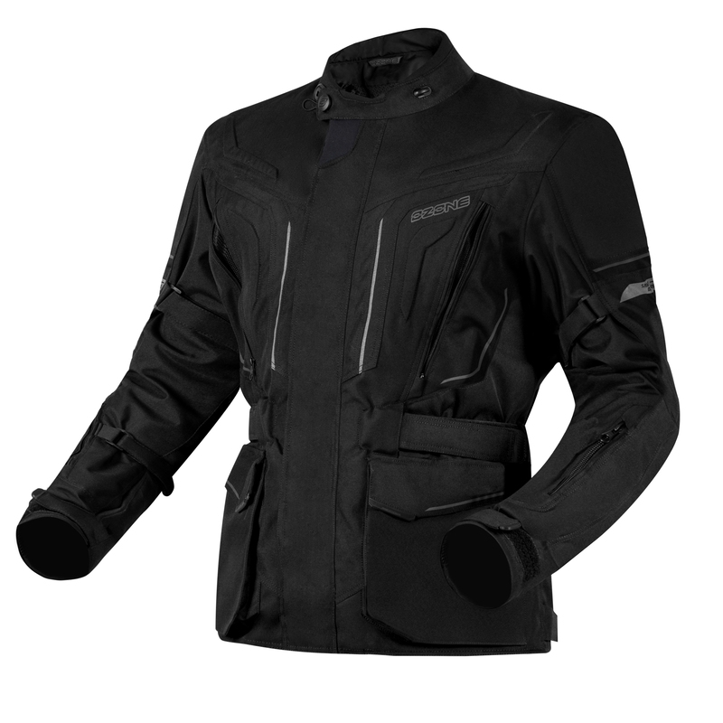 Ozone Sahara Schwarz Motorradjacke