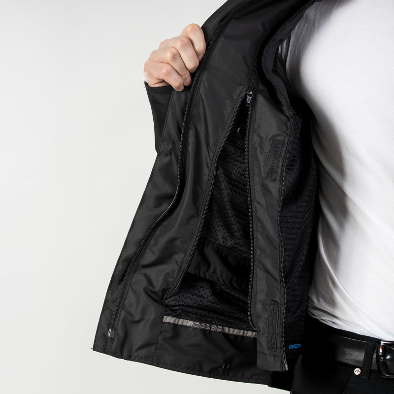 Ozone Sahara Schwarz Motorradjacke