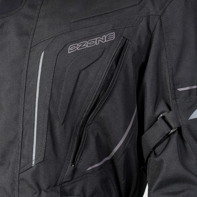 Ozone Sahara Schwarz Motorradjacke
