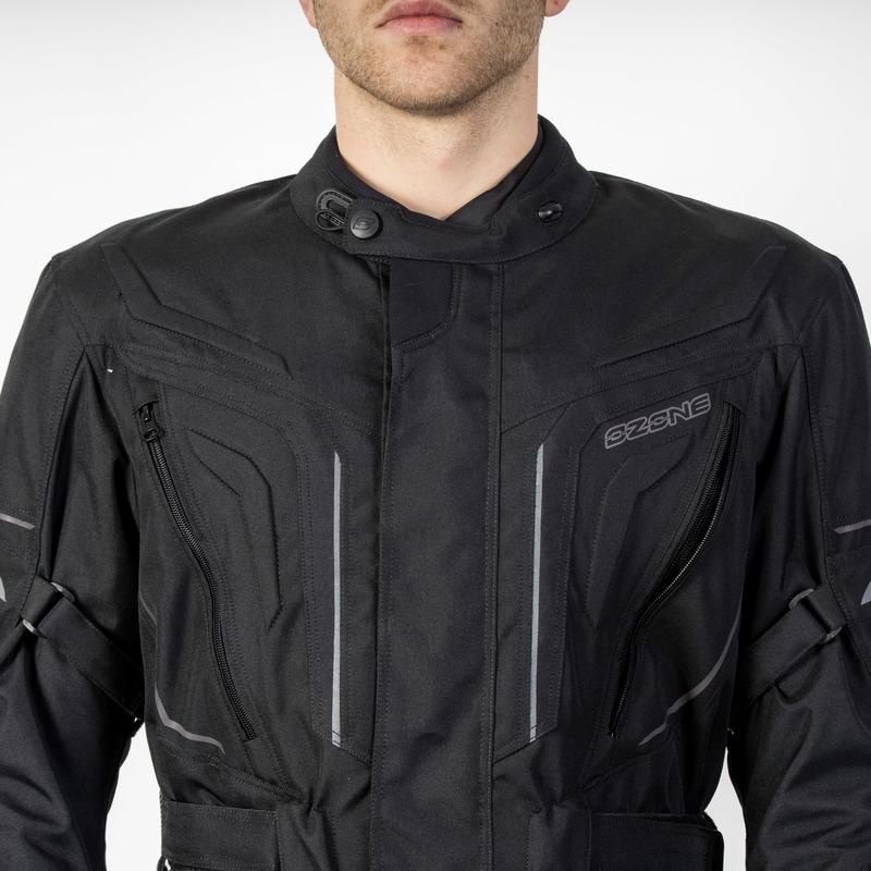 Ozone Sahara Schwarz Motorradjacke