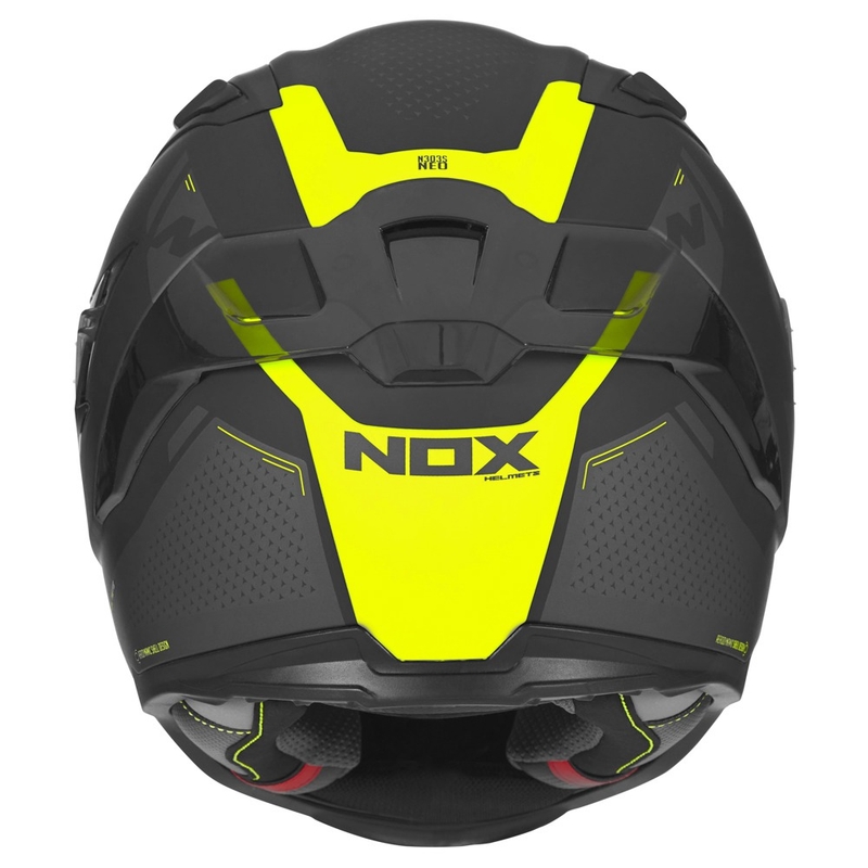Integral-Motorradhelm NOX N303-S Neo schwarz-fluo gelb
