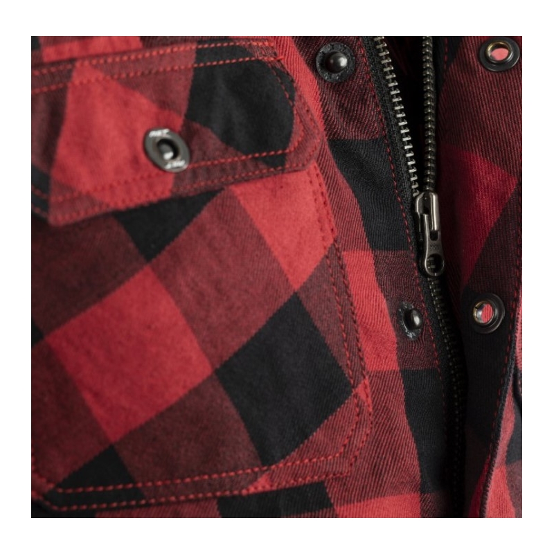 Motorradhemd RST X Lumberjack CE schwarz-rot Ausverkauf
