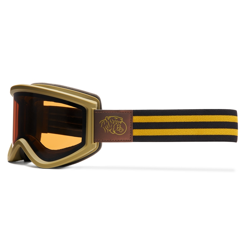 BROGER Montana grün-orange Schwimmbrille Ausverkauf