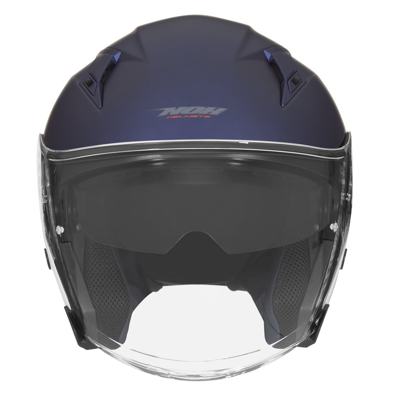 Offener Motorradhelm NOX N128 blau Ausverkauf