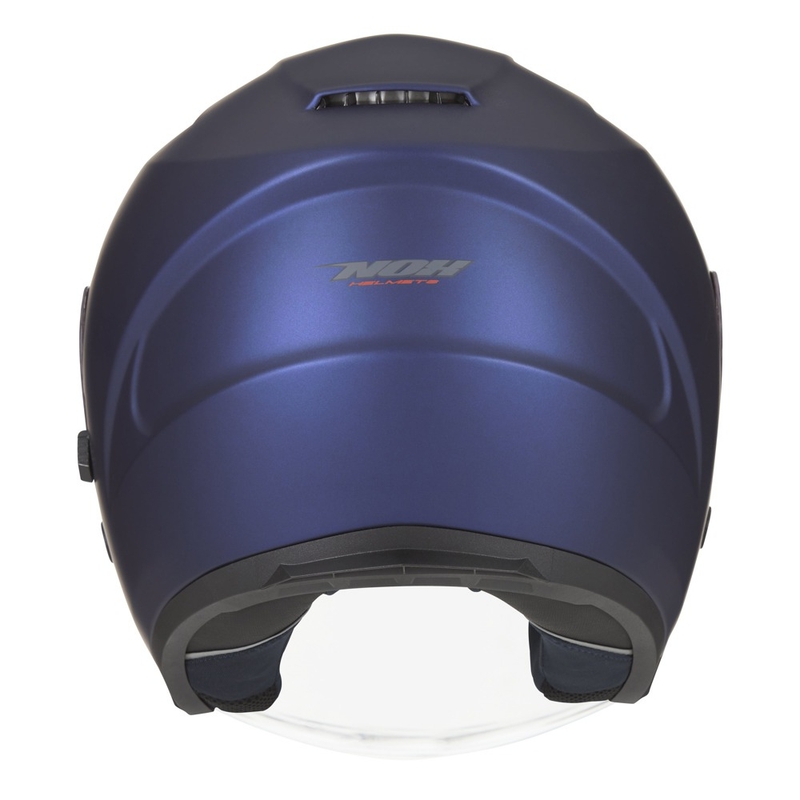 Offener Motorradhelm NOX N128 blau Ausverkauf