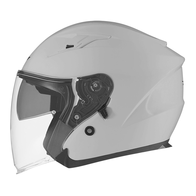 Offener Motorradhelm NOX N128 grau