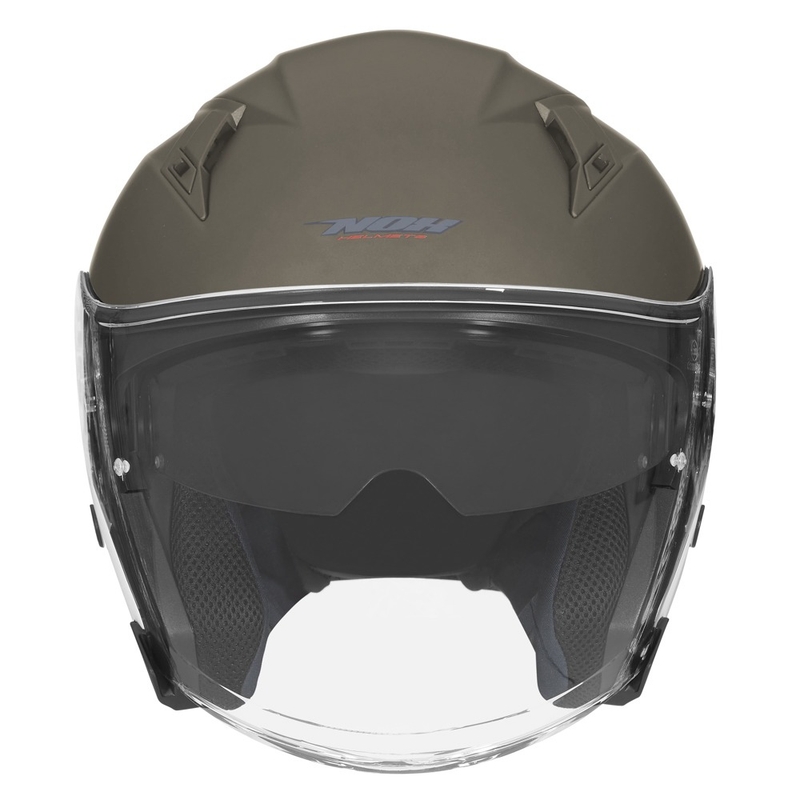 Offener Motorradhelm NOX N128 khaki Ausverkauf
