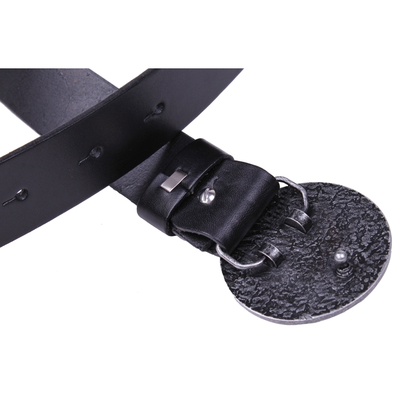 Leder-Motogürtel mit BMW-Schnalle