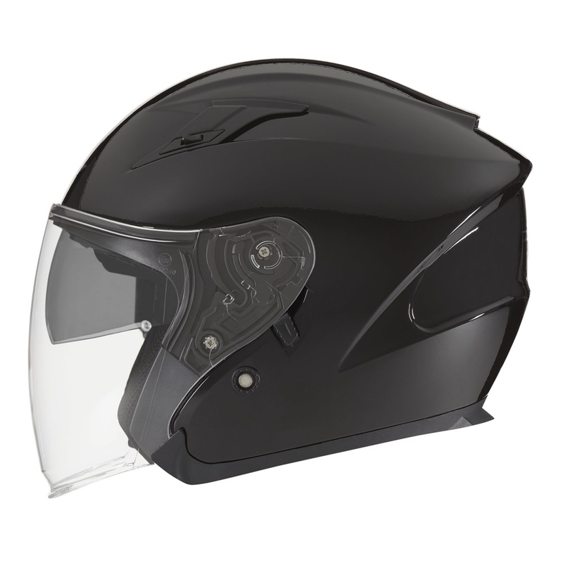 Offener Motorradhelm NOX N128 schwarz